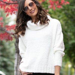Grace & Lace ivory colored cloud sweater